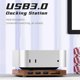 thumbnail image 3 of AJM4-H For Mac Mini M4 M4 Pro Wooden Expansion Dock USB 3.0 Hub Stand with TF SD Card Reader Base, 3 of 5