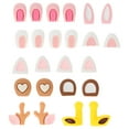 thumbnail image 2 of CIMAXIC DIY Hairband Materials 12 Pairs Resin Animals Ears DIY Mobile Phone Shell Props Hairband Making Accessory,0.79"X0.79"X0.2", 2 of 5