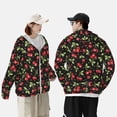 thumbnail image 4 of Lsque Sweet Red Cherry Pattern UPF 50+ Lightweight Sun Protection Men's Women's Long Sleeve Shirt, Hoodie Performance -Small, 4 of 7