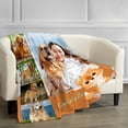 thumbnail image 4 of Friend Blanket-Personalised Photo Blanket, Custom Flannel Fleece Blanket, Customized Picture Gifts for ie on Christmas Birthday, Year, Thanksgiving Day (Collage-1, 32 in x 48 in), 4 of 6