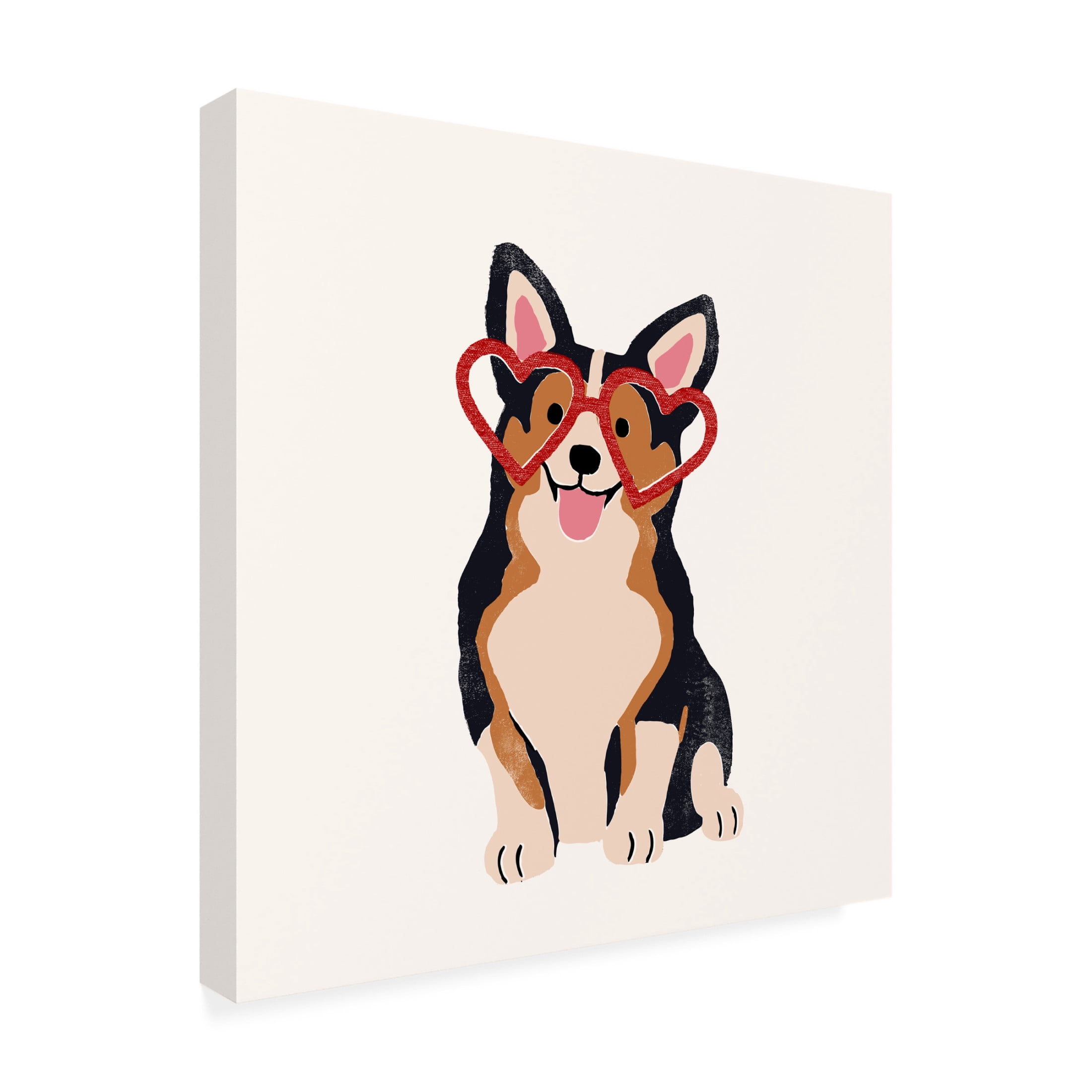 Trademark Fine Art Victoria Barnes  Little Legs Big Heart III Canvas Wall Art