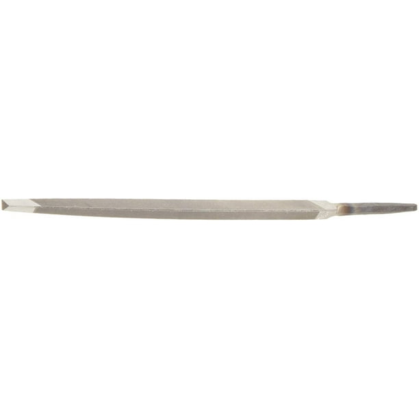 Nicholson Triangular Extra Slim Taper Hand File, Single Cut, American Pattern, 5