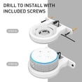 thumbnail image 4 of Injueey Soporte de pared Google Nest para 4 para E Cho Dot E Dot soporte de montaje para ahorro de espacio en pared Cho Google para E Sistemas de cine en casa Blanco, 4 of 6