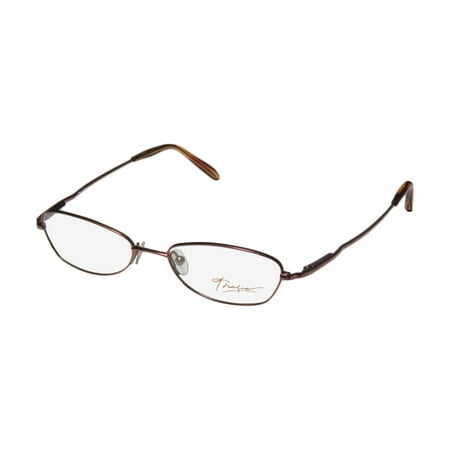 New Thalia Fiesta Womens/Ladies Designer Full-Rim Indigo Fashionable Elegant Demo Lens Frame Demo Lenses 49-17-135 Spring Hinges Eyeglasses/Glasses