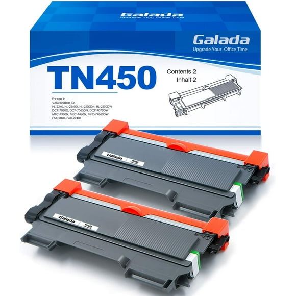 Galada Cartouche de Toner Compatible pour Frère TN450 TN420 TN-450 TN-420 pour DCP-7060D DCP-7065DN HL-2230