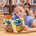 thumbnail image 6 of Spiral Notebooks Pineapple with Glasses 60 Sheets 120 Pages A5 Journal Notepad 8.3x5.7 Inch Thick Adjustable College Ruled Paper, 6 of 8