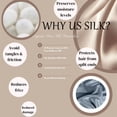 thumbnail image 7 of Luxurious 100%Silk Scrunchies - High Ponytail Holders that Protect Hair, No Crease & Hair-Friendly Elastic Bands White, Coral Red, Deep Red, Retro Gold, Deep Green, Black 6PCS, 7 of 7
