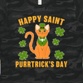 thumbnail image 4 of Inktastic St. Patrick's Day Happy Saint Purrtrick's Day Women's T-Shirt, 4 of 5