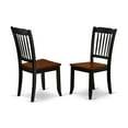 thumbnail image 3 of East West Furniture Dining Room Set Black & Cherry, HLDA3-BCH-W, 3 of 5