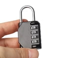 thumbnail image 2 of [4 Pieces] 4-digit Combination Padlock, Combined Lock Waterproof, Waterproof Metal And Closing Clasp In Plated Steel, 2 of 5