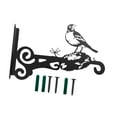 thumbnail image 4 of Colgador de plantas de pared de metal con silueta de animal multifuncional con tornillos para Pájaro, 4 of 9