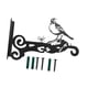 thumbnail image 4 of Soporte de hierro para cesta colgante de plantas con tornillos, diseño de animales para valla de terraza. Pájaro, 4 of 9