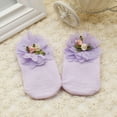 thumbnail image 5 of Princess Infant Baby Girls Lace Big Flowers Bow Ankle Socks Spanish Newborn, 5 of 6