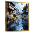 thumbnail image 2 of Designart "Strasbourg'S French Cityscape" France Floater Framed Canvas Prints, 2 of 5