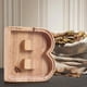 thumbnail image 4 of Piggy-Bank for Kids Boys Girls Large Piggy Banks 26 English Alphabet Letter,Personalized Wooden,Transparent Money Saving Box (1 Pc), 4 of 9