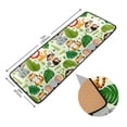 thumbnail image 3 of Cute Lion Tiger Monkey Elephants Hallway Runner Rug 2'X6' Non-Slip Washable Carpet Runner Kitchen Entryway Laundry Bedroom, 3 of 7