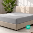 thumbnail image 3 of Bare Home 2-Pack Fitted Sheets - Premium 1800 Collection - Ultra-soft - Deep Pocket - Full, Light Gray, 3 of 7