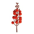 thumbnail image 3 of zhangmingg Choix de Baies Rouges DIY Floral pour Mariage Vacances Hiver Arrangements de Maison, 3 of 6