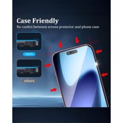 Apple iPhone 17 / iPhone 17 Pro Privacy Screen Protector, 2-Pack Shatterproof Tempered Glass Film 6.3