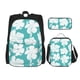 thumbnail image 1 of Easygdp Vintage Floral Mochila para Niños y Niñas con Set de Caja de Almuerzo y Estuche para Lápices 3 en 1, Mochila Escolar Estampada para Adolescentes, 1 of 7