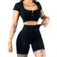 thumbnail image 1 of CONJUNTO DEPORTIVO DE MUJER DE SHORT Y BLUSA STRETCH PUSH UP, 1 of 5