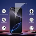 thumbnail image 4 of Screen Cover for Apple iPhone 16 Pro Max (6.9") Anti-Fingerprint Tempered Glass Screen Protector 9H Hardness, HD, Bubble-Free - Clear, 4 of 7