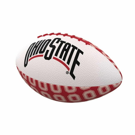 Ohio State Buckeyes NCAA Repeating Logo Mini Football  - (Best Defense In Ncaa Football 13)