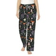 thumbnail image 2 of Picia Mushrooms Womens Soft Woven Cotton Elastic Waistband Sleep Pajama Pant Lounge Sleep Pant With Pockets And Drawstring-XX-Large, 2 of 9
