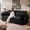 Corduroy Black, variant on 85'' Sofa Bed Full, Assembly, 3 in 1 Sleeper Sofa Beds, Flannel Pull Out Couch for Living Room, Charging & Adjustable Armrest, Comfy Loveseat for Small Space, Flannel Brown