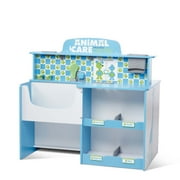 Melissa & Doug Animal Care Veterinarian and Groomer Wooden Activity Center for Plush Stuffed Pets
