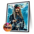 thumbnail image 2 of Cuadros Decorativos Kit de pintura de diamantes 5D Piratas del Caribe Taladro redondo completo Rhinestone DIY Likrtyny embutido en tela, 2 of 9