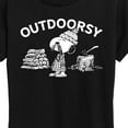 thumbnail image 3 of Peanuts - Outdoorsy Snoopy - Women's Short Sleeve Graphic T-Shirt, 3 of 6