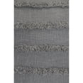 thumbnail image 2 of Laddha Home Designs Solid Striped Square Throw Pillow - 20" - Gray - Set of 4, 2 of 8