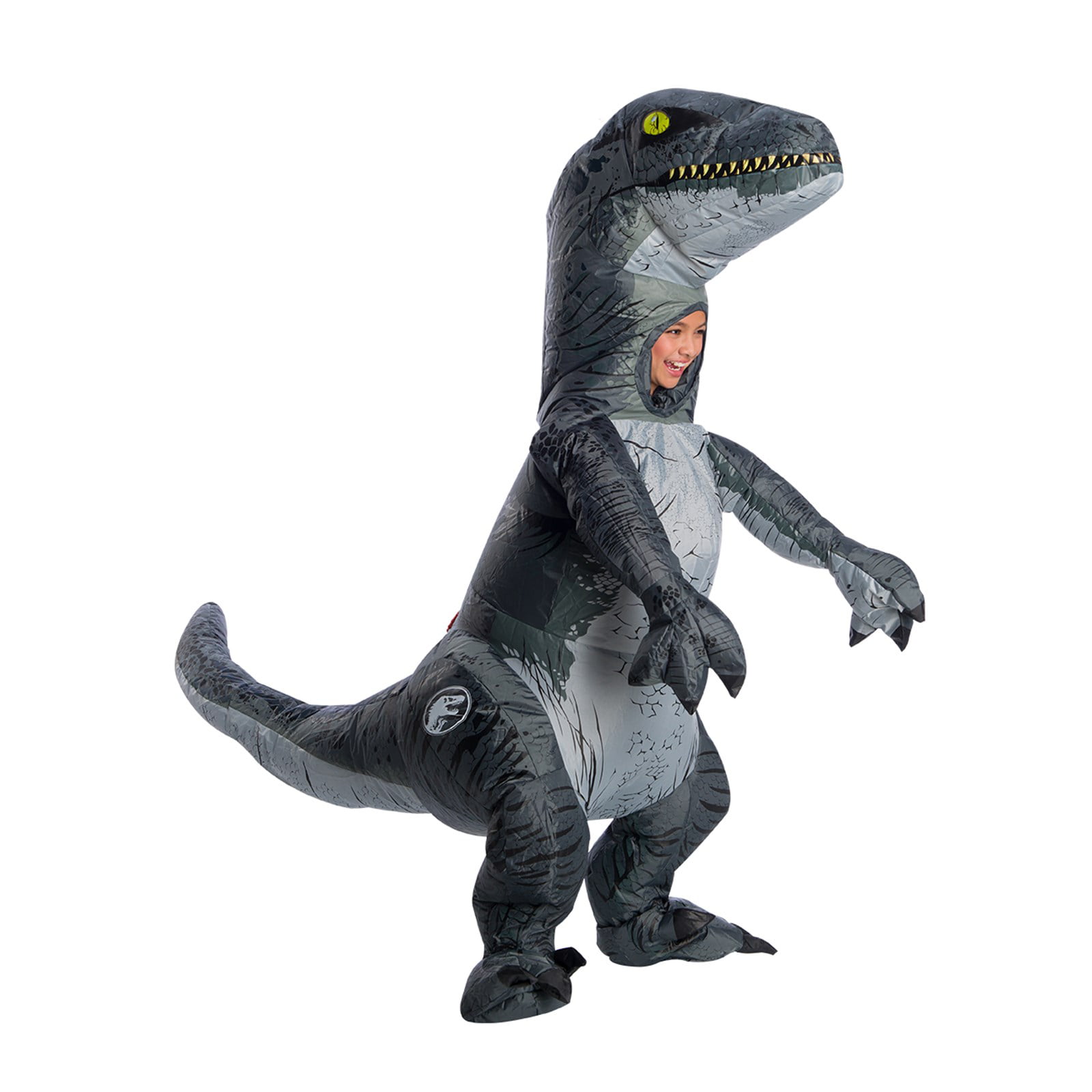 CA770 Velociraptor Blue Inflatable Jurassic World 2 Mens Trex T-Rex Trex Costume 