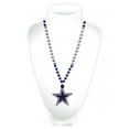 thumbnail image 1 of Dallas Cowboys Mardi Gras Beads with Medallion, 1 of 2