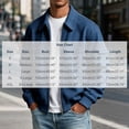 thumbnail image 3 of Jjayotai Men's Zip Up Jacket Collared Bomber Sleeve Pocket Utility Outerwear Casual Loose Fit Fall Winter Streetwear Ribbed Cuffs, 3 of 6