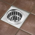 thumbnail image 2 of Dosaele Drain de Sol Dekaim 11.7cm Acier Inoxydable Carré Douche Balcon, 2 of 9