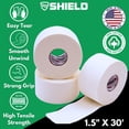 thumbnail image 4 of SHIELD Athletic Tape | USA's 250th Anniversary White Athletic Tape 8 Pack, 1.5 Inch by 10 Yards, 4 of 6