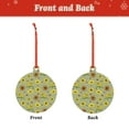 thumbnail image 2 of Zufioo Sage Green With Sunflowers Print Large Acrylic Christmas Ornaments, Suitable for Christmas Tree Christmas Holiday Party Pendant Decorations-Round Shape, 2 of 7
