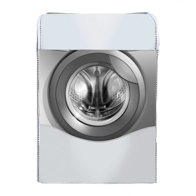Funda para lavadora Jadeshay A prueba de polvo con cremallera color Plata tamaño S M L XL