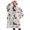 Dachshunds With Flowers, variant on Oversized Wearable Blanket Hoodie,Border Collie Dogs with Pioneer Flower Sherpa Blanket Hoodie with Super Pockets,Super Warm Fuzzy Pullover for Women & Men