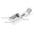 thumbnail image 2 of Worgeous 3pcs Zipper Presser Foot Sewing Machines Concealed Invisible Zipper Presser Foot for Sewing Zippers Sewing Machine Replacement, 2 of 7