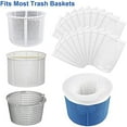 thumbnail image 3 of Pool Skimmer Socks, Reusable Savers for Filter Baskets and Skimmers, Fine Mesh Cleans for In-Ground and Above Ground Pools, 3 of 6