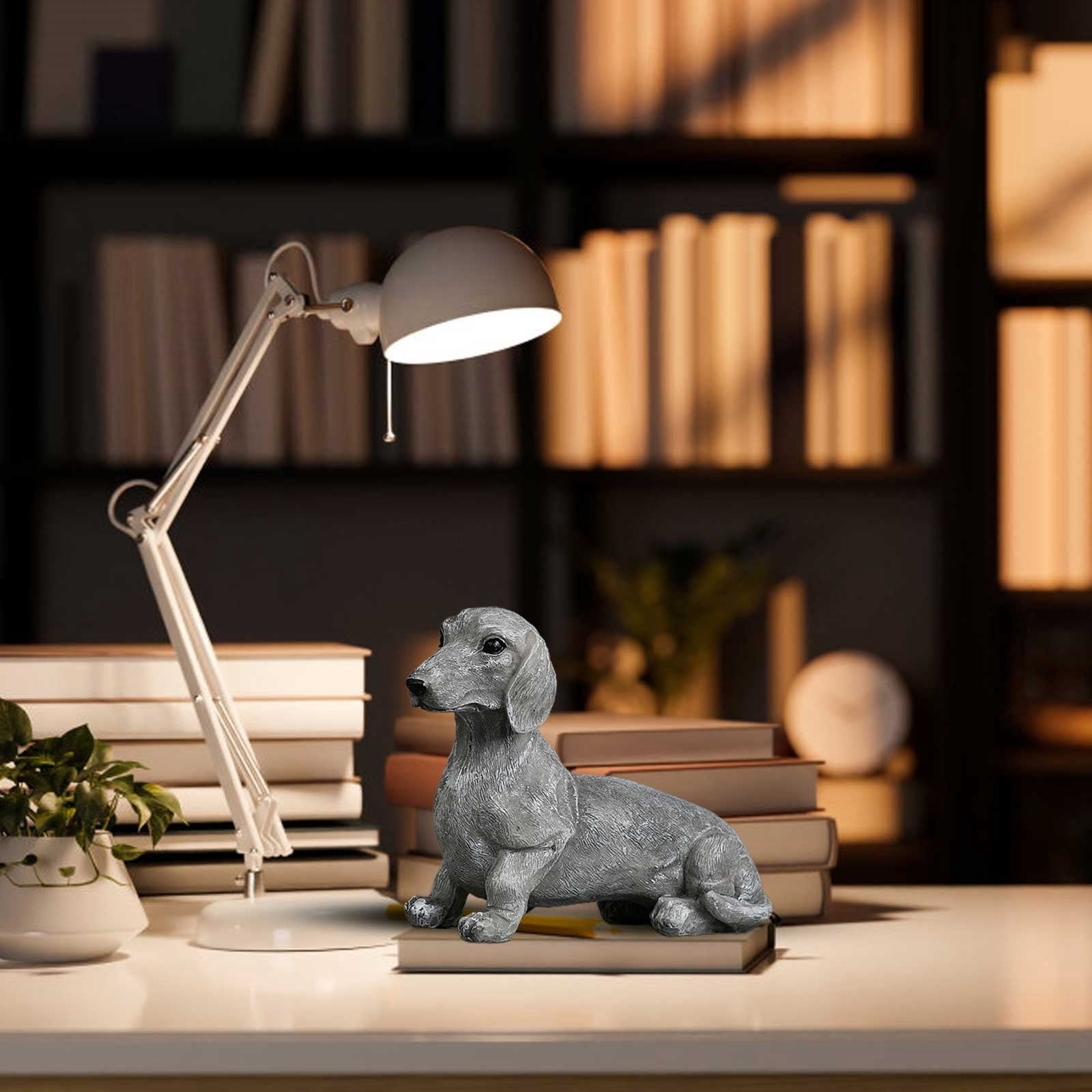 Dachshund Garden Statue â Handcrafted Concrete Dog Sculpture for Outdoor Decor â Pet Memorial, Yard Art & Gift for Dachshund Lovers