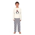 thumbnail image 4 of Santa Penguin Matching Family Christmas Pajamas, Family And Dog Holiday PJs, Plus Sizes, With Pockets, 4 of 7