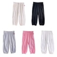 thumbnail image 5 of WBQ Babys Breathable Quick Dry Ice Silk Pants,Unisex Loose Anti-Mosquito, Sun Protection, Elastic Waist, Cuffed Ankles, 5 of 6