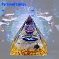 thumbnail image 4 of Regalos de estatuilla de decoración de mesa de oficina en casa curativa de meditación de pirámide de cristal, 4 of 6