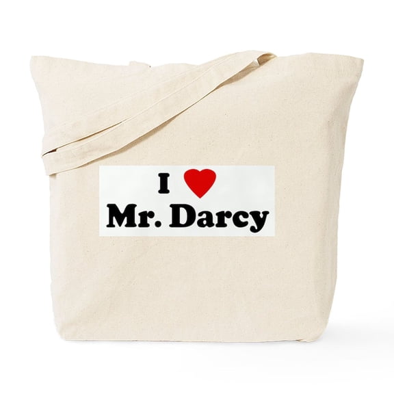 CafePress - I Love Mr. Darcy Tote Bag - Unisex Canvas Tote Bag, Beige, 1-Piece