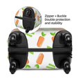 thumbnail image 2 of Fuzoiu Vegan Fruit Carrot Print Suitcase Cover,Washable Luggage Covers for Suitcase,Elastic Luggage Protector Cover,Scratch Resistant Travel Suitcase Covers-Large, 2 of 7