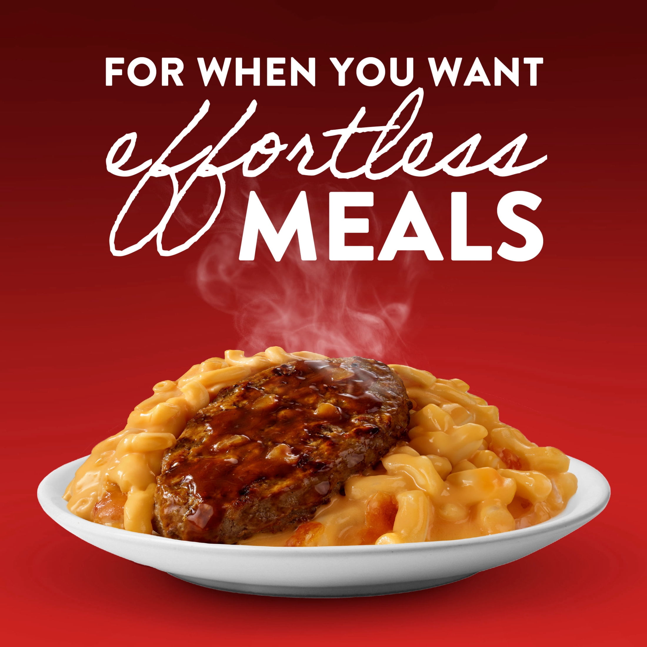 Stouffer's Salisbury Steak, Single Serve, Frozen Entrees for One, Ready to Cook Easy Dinners, Protein Frozen Meals 9.625 oz